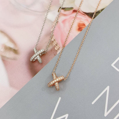 [⭐moonlume]JEUX DE DIAMOND NECKLACE