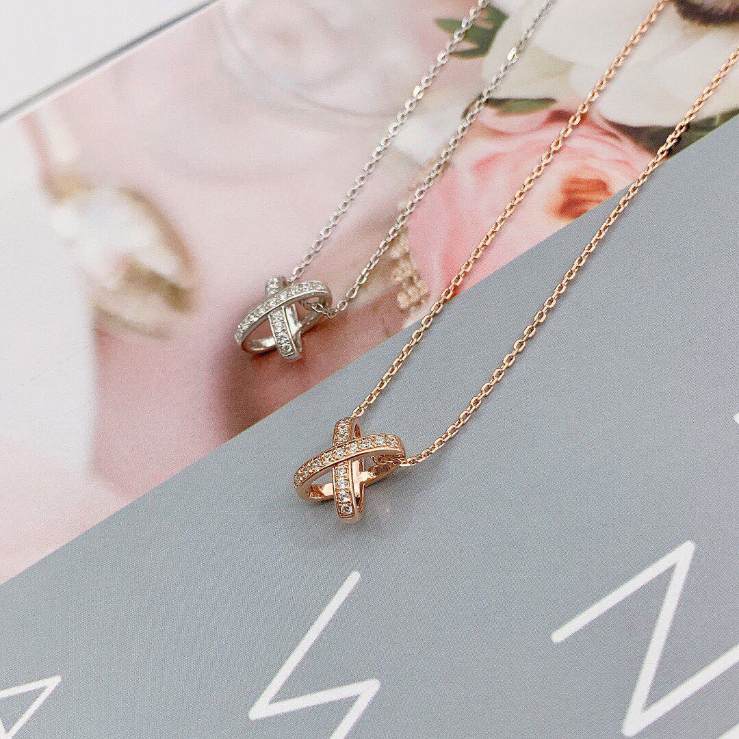 [⭐moonlume]JEUX DE DIAMOND NECKLACE