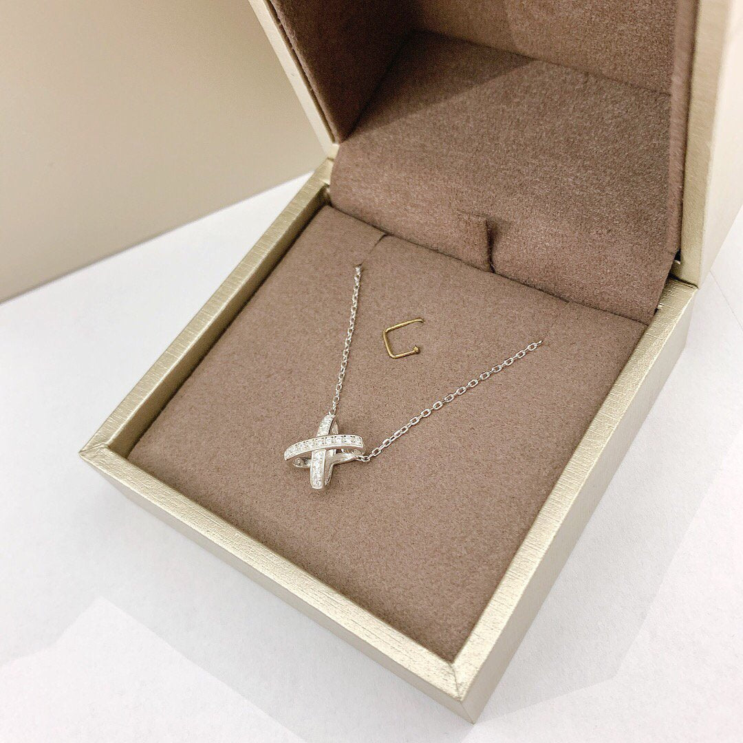 [⭐moonlume]JEUX DE DIAMOND NECKLACE