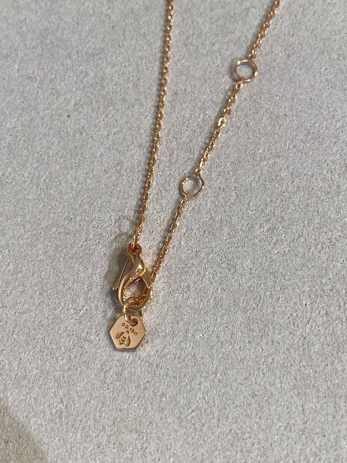 [⭐moonlume]BEE LOVE DIAMOND NECKLACE