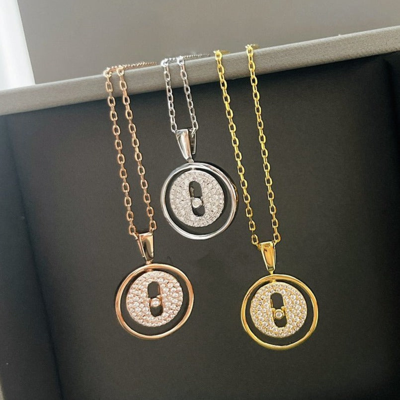 [⭐moonlume]Demo MOVER PM PAVED NECKLACE