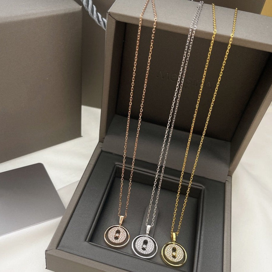 [⭐moonlume]Demo MOVER PM PAVED NECKLACE