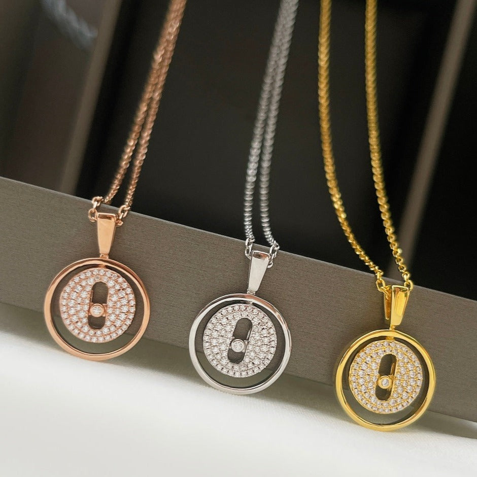 [⭐moonlume]Demo MOVER PM PAVED NECKLACE