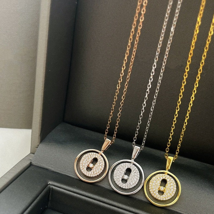 [⭐moonlume]Demo MOVER PM PAVED NECKLACE