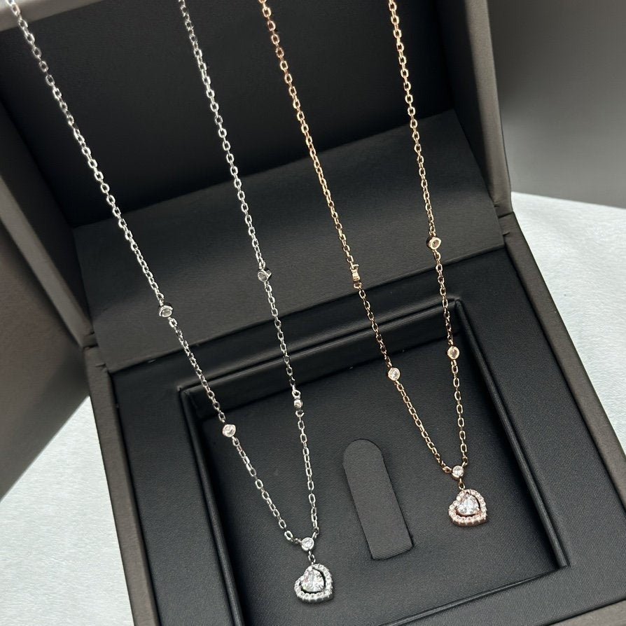 [⭐moonlume]JOY HEART DIAMOND NECKLACE