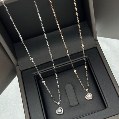 [⭐moonlume]JOY HEART DIAMOND NECKLACE