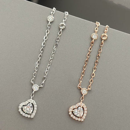 [⭐moonlume]JOY HEART DIAMOND NECKLACE