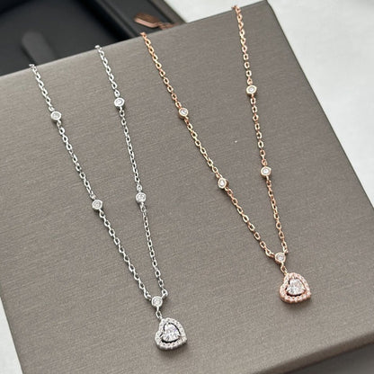 [⭐moonlume]JOY HEART DIAMOND NECKLACE