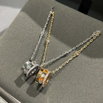[⭐moonlume]CHAIN MOVE ROMANE PEDAND NECKLACE