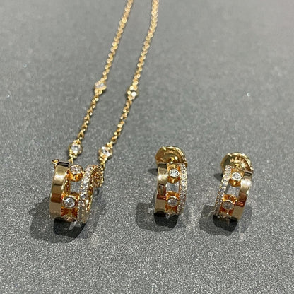 [⭐moonlume]CHAIN MOVE ROMANE PEDAND NECKLACE