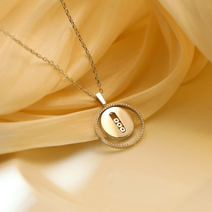 [⭐moonlume]Demo MOVE MM SILVER DIAMOND NECKLACE