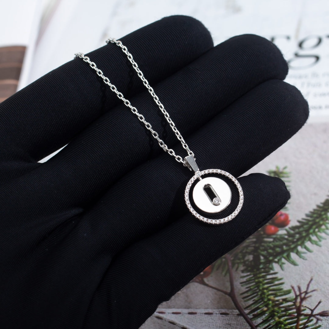 [⭐moonlume]Demo MOVE PM NECKLACE SILVER DIAMOND