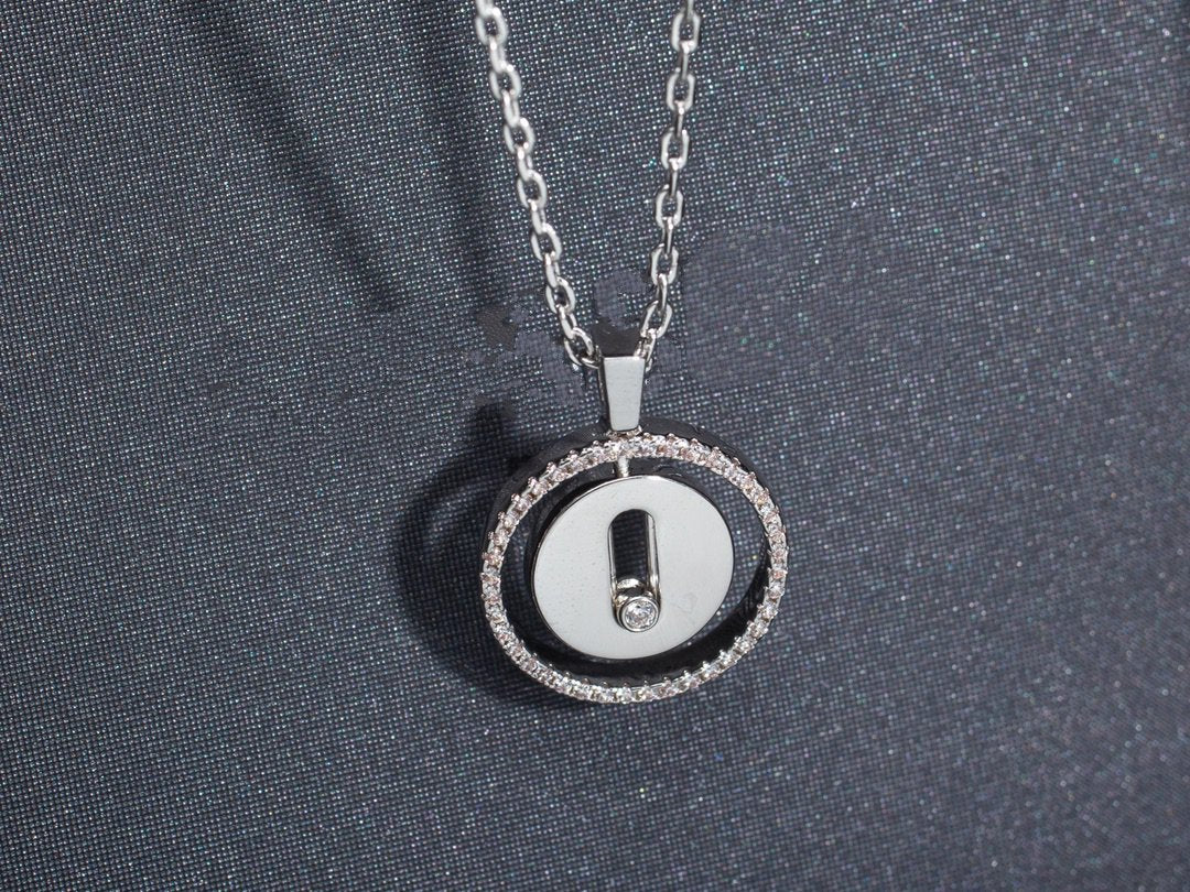[⭐moonlume]Demo MOVE PM NECKLACE SILVER DIAMOND