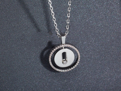 [⭐moonlume]Demo MOVE PM NECKLACE SILVER DIAMOND