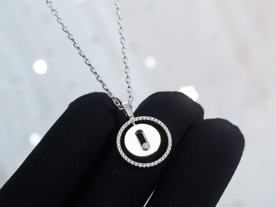 [⭐moonlume]Demo MOVE PM NECKLACE SILVER DIAMOND