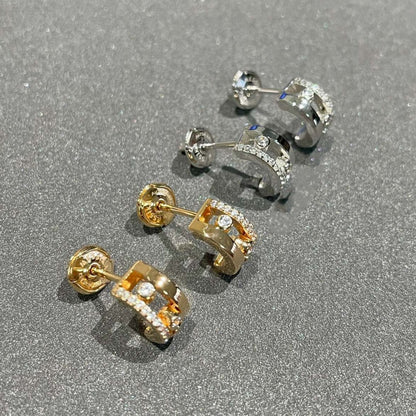 [⭐moonlume]MOVE ROMANE EARRINGS DIAMOND