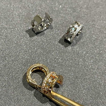 [⭐moonlume]MOVE ROMANE EARRINGS DIAMOND
