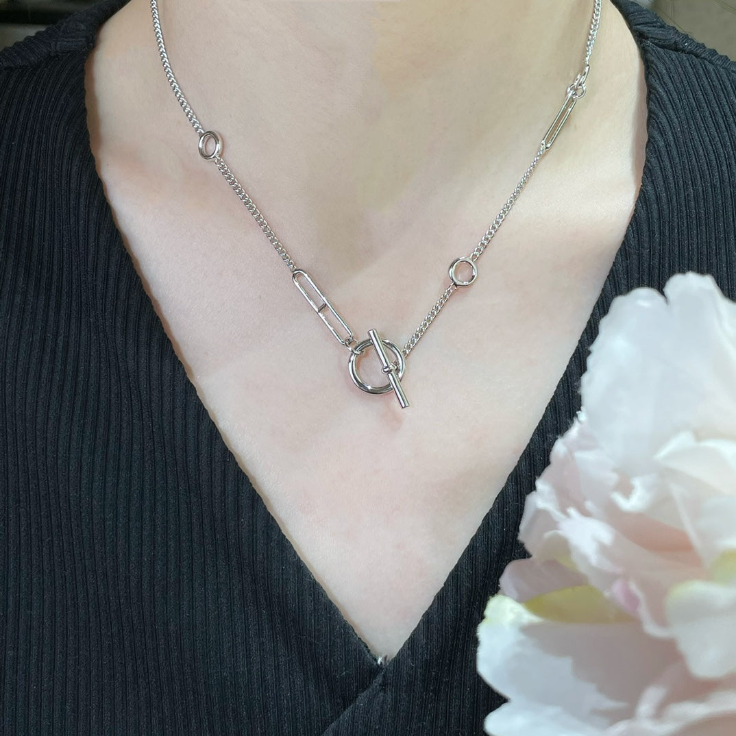 [⭐moonlume]HM STERLING CHAINE D'ANCRE HEART