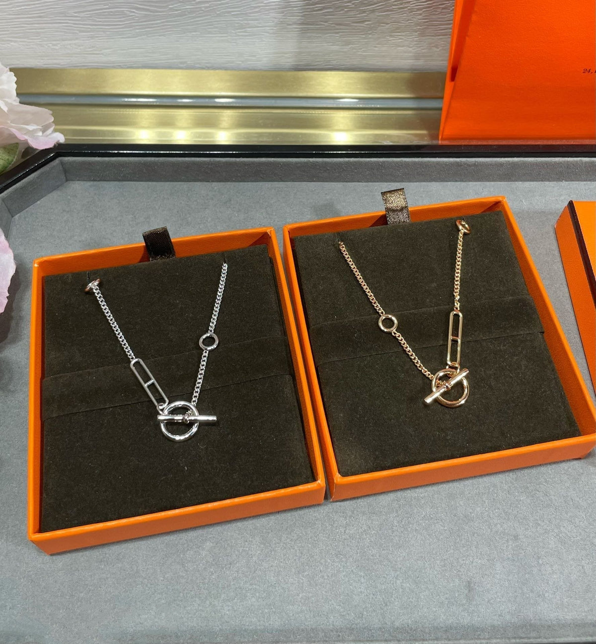 [⭐moonlume]HM STERLING CHAINE D'ANCRE HEART