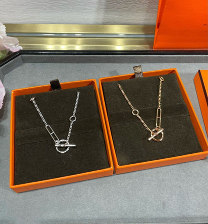 [⭐moonlume]HM STERLING CHAINE D'ANCRE HEART