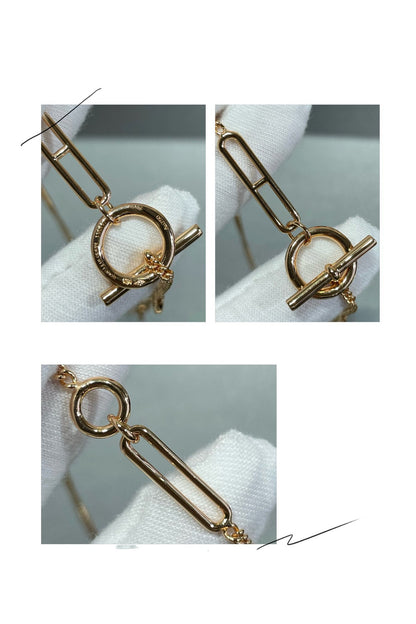 [⭐moonlume]HM STERLING CHAINE D'ANCRE HEART