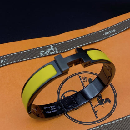 [⭐moonlume]CLIC HM SO BLACK YELLOW BRACELET