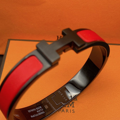 [⭐moonlume]CLIC HM SO BLACK RED BRACELET