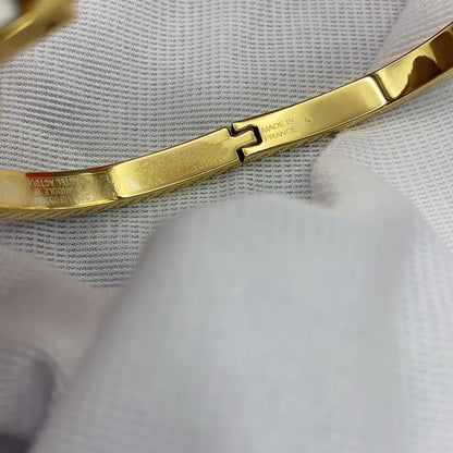 [⭐moonlume]CLASSIC HM CLIC WHITE 8MM ENAMEL BRACELET