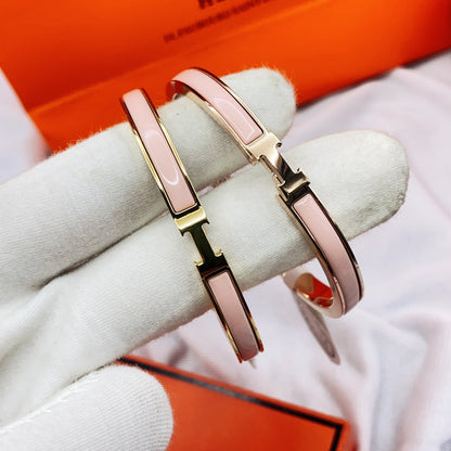 [⭐moonlume]CLASSIC HM CLIC  PINK 8MM ENAMEL BRACELET