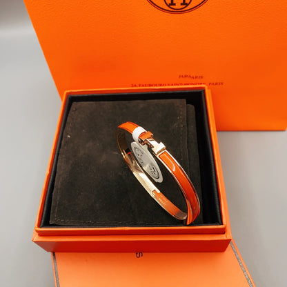 [⭐moonlume]CLASSIC HM CLIC RED 8MM ENAMEL BRACELET
