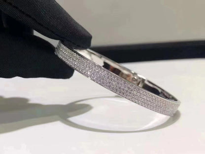 [⭐moonlume]HM KELLY BRACELET IN SILVER AND FULL PAVE DIAMOND