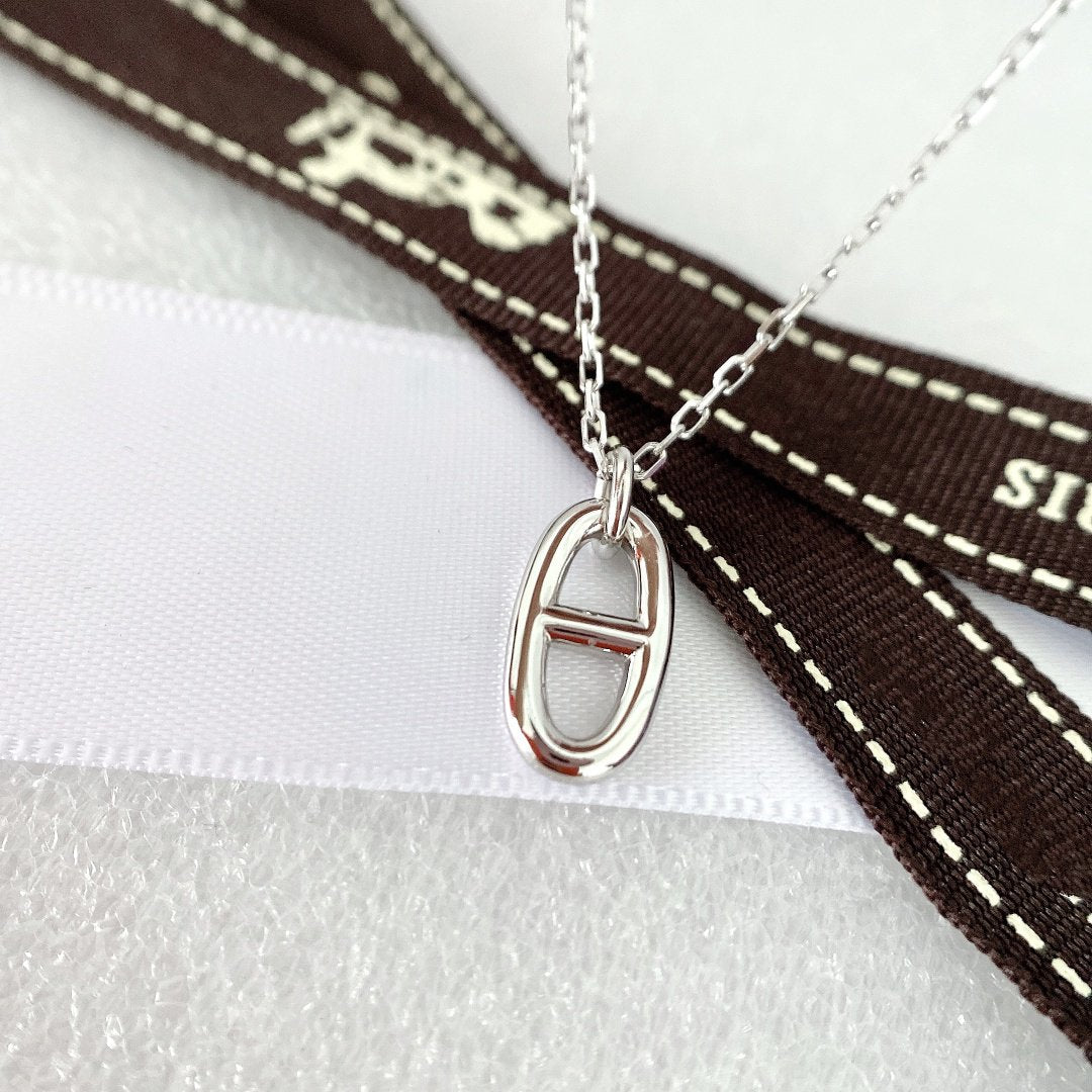 [⭐moonlume]HM PIG NOSE NECKLACE