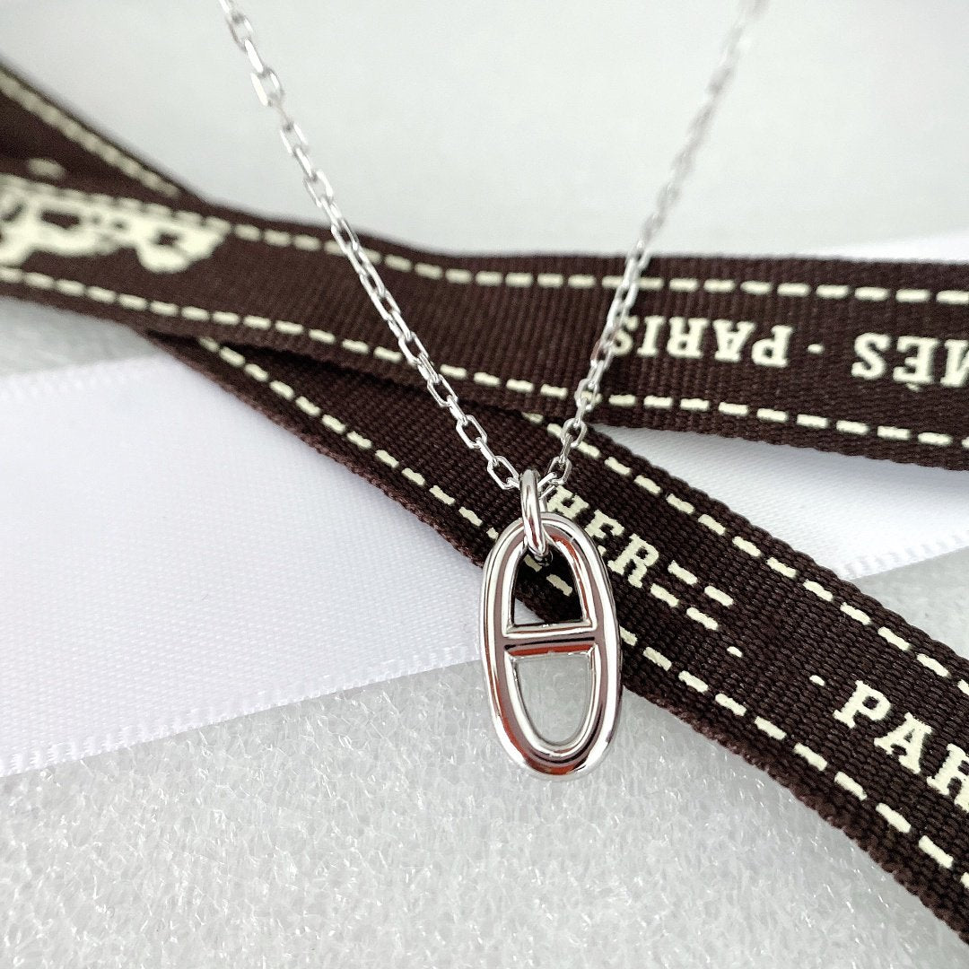 [⭐moonlume]HM PIG NOSE NECKLACE