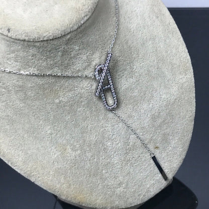 [⭐moonlume]HM NECKLACE PLATINUM ROSE GOLD DIAMOND