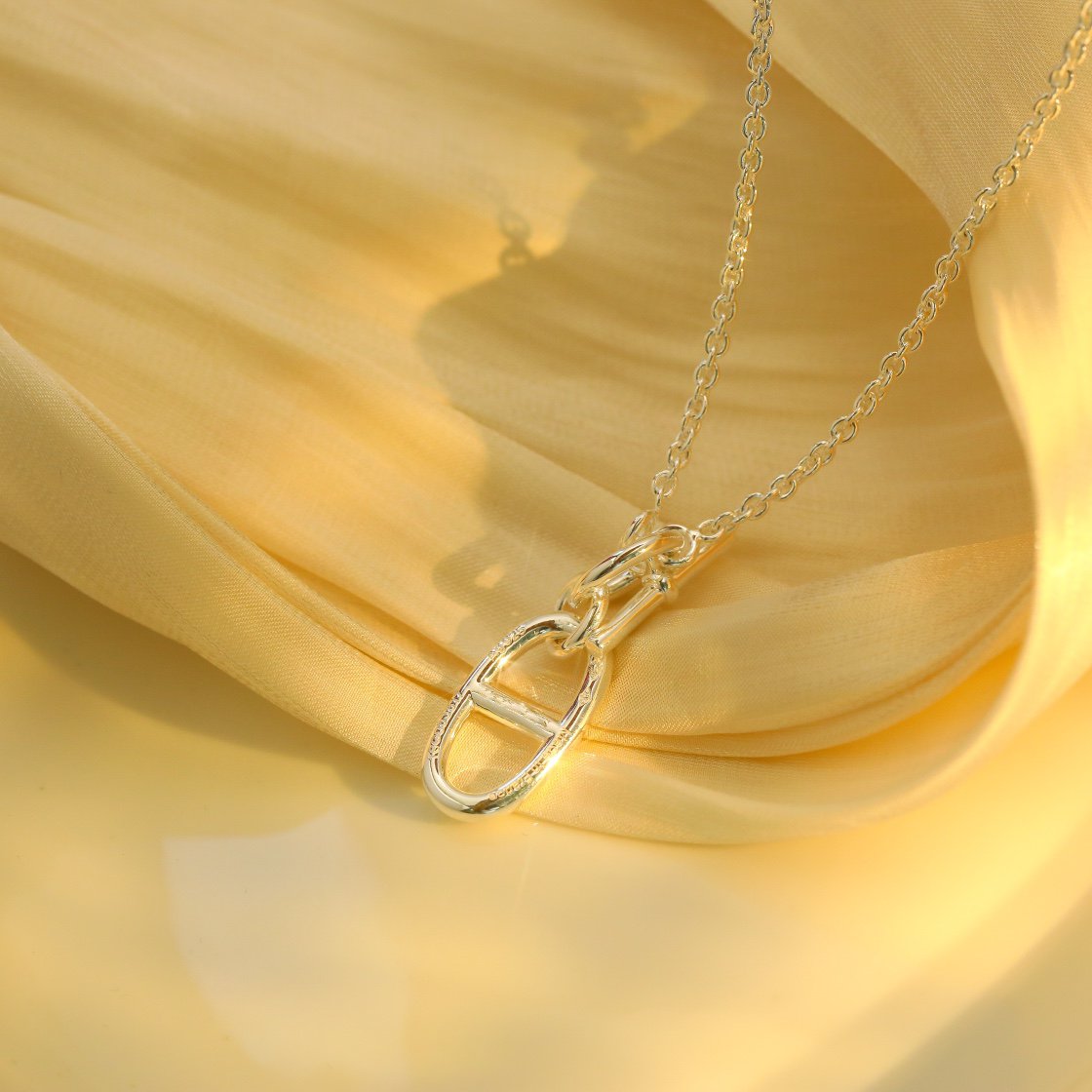 [⭐moonlume]HM CHAINE D'ANCRE PENDANT NECKLACE STERLING SILVER