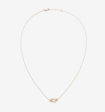 [⭐moonlume]FORCE 10 DIAMOND PINK GOLD NECKLACE MINI MODEL