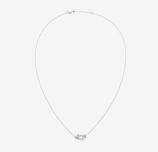 [⭐moonlume]FORCE 10 DIAMOND SILVER NECKLACE MINI MODEL