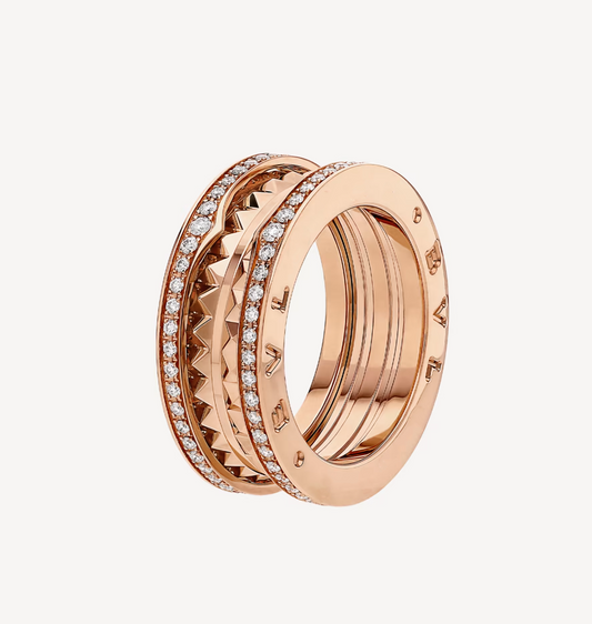 [⭐moonlume]ZERO 1 ROCK DIAMOND PINK GOLD