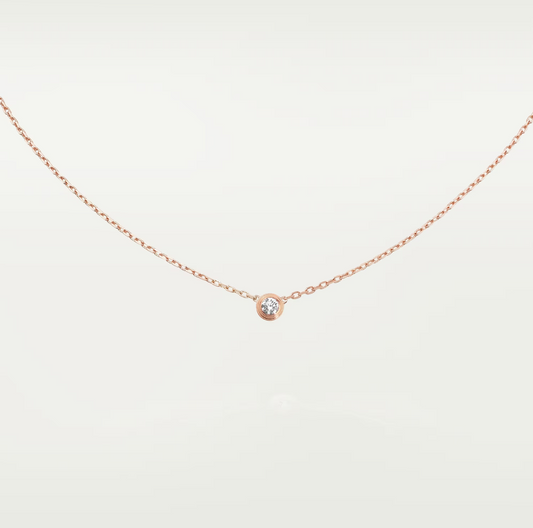 [⭐moonlume]DAMOUR DIAMOND NECKLACE