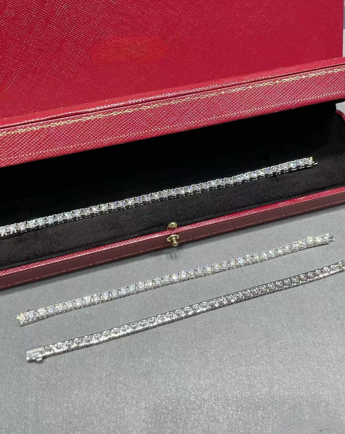 [⭐moonlume jewelrys]TENNIS BRACELET WITH FULL DIAMOND SETTING