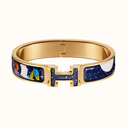 [⭐moonlume]H STAR AND MOON BRACELET 12MM