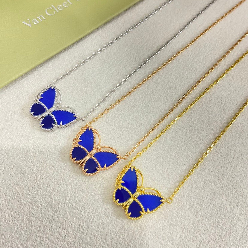 [⭐moonlume]  2026 NEW LUCKY BUTTERFLY 1 MOTIFS NECKLACE