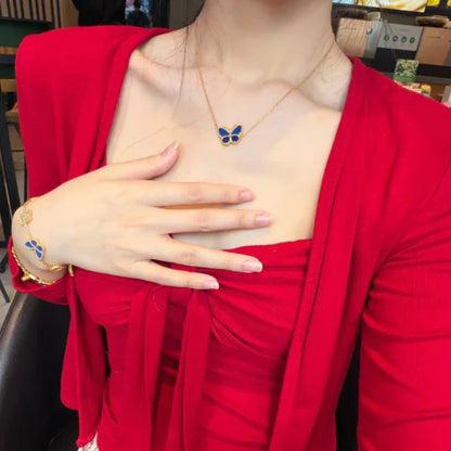 [⭐moonlume]  2026 NEW LUCKY BUTTERFLY 1 MOTIFS NECKLACE
