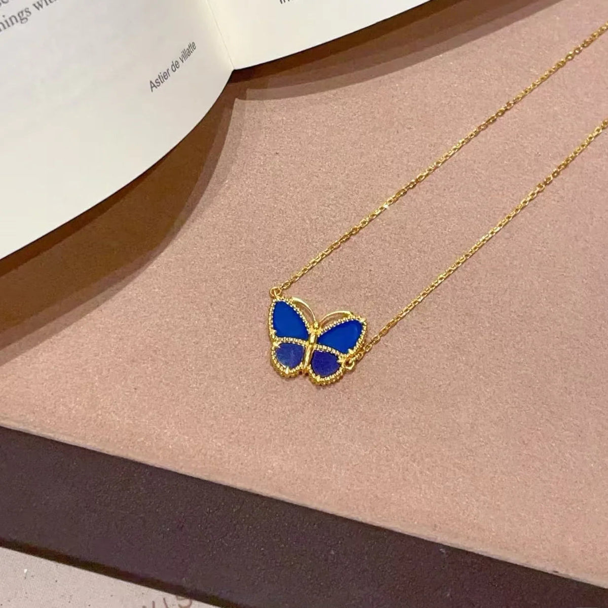 [⭐moonlume]  2026 NEW LUCKY BUTTERFLY 1 MOTIFS NECKLACE