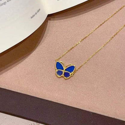 [⭐moonlume]  2026 NEW LUCKY BUTTERFLY 1 MOTIFS NECKLACE