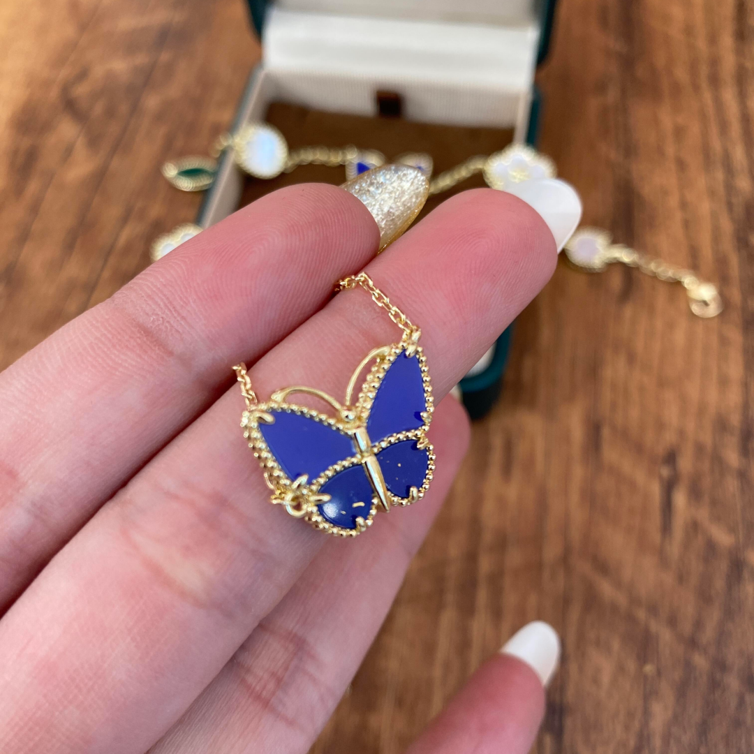 [⭐moonlume]  2026 NEW LUCKY BUTTERFLY 1 MOTIFS NECKLACE