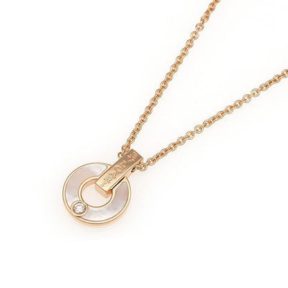 [⭐moonlume]GARI NECKLACE PINK GOLD MOP