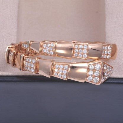 [⭐moonlume]SERPENTI BRACELET PINK GOLD DIAMOND