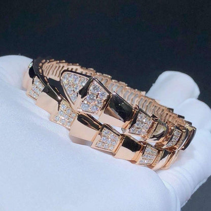 [⭐moonlume]SERPENTI BRACELET PINK GOLD DIAMOND