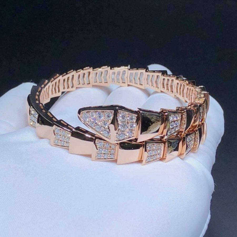 [⭐moonlume]SERPENTI BRACELET PINK GOLD DIAMOND
